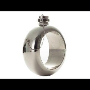 Cynthia Rowley Silver Flask Bangle — Brand New!